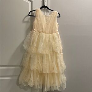 Girls' Cream Layered Tulle Party Dress NEVER WORN